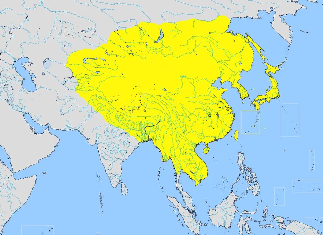 Где на карте находится китай история 5. Самая большая китайская Империя. Территория древнего Китая.