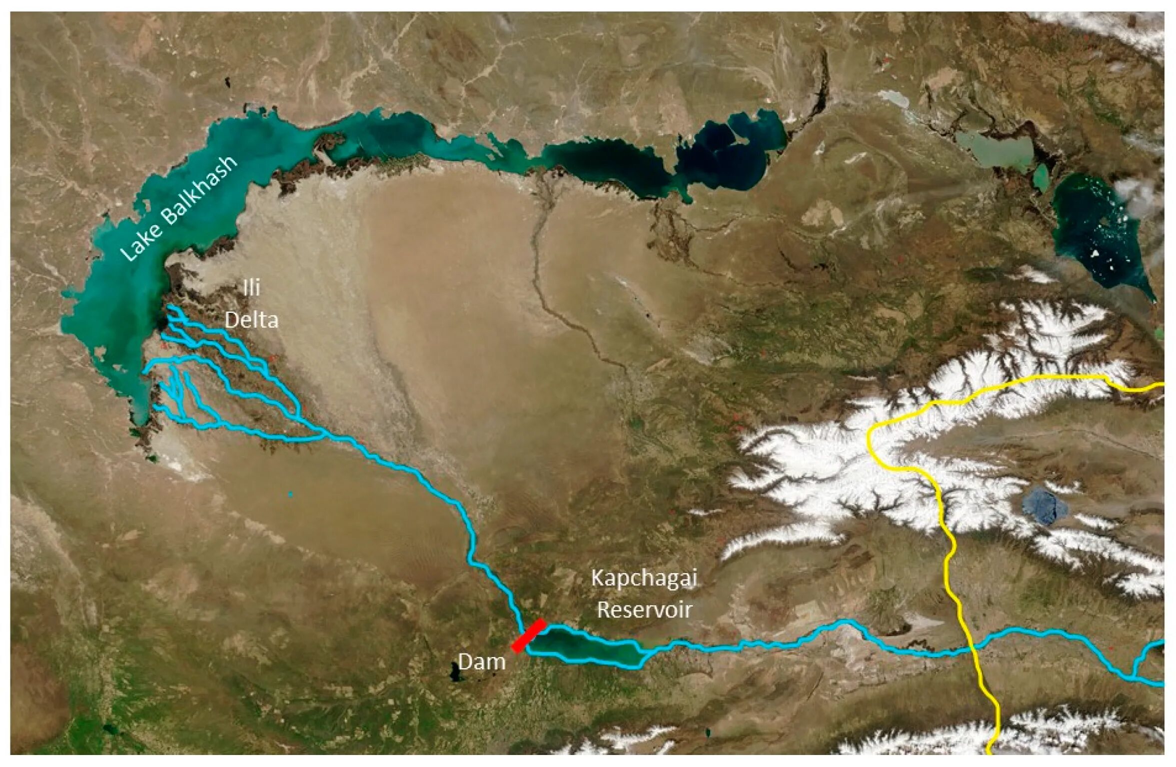 Река граница казахстан россия. Озеро Балхаш. Озеро Балхаш на карте. Балхаш на карте Казахстана. Река Балхаш.