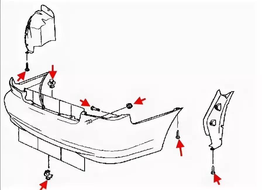 Как снять бампер киа рио 3. Крепление заднего бампера Киа Оптима. Крепление заднего бампера Киа к5. Схема крепления заднего бампера Киа Рио 3. Крепление бампера Киа спектра 2007 заднего схема.