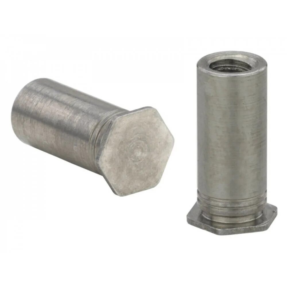 Приварная втулка с внутренней резьбой м4 нержавеющая. Глухая втулка. Латунные гайки с накаткой м6. Гайка-втулка с накаткой м6. Втулки резьбовые развальцовываемые ост 4г 0.