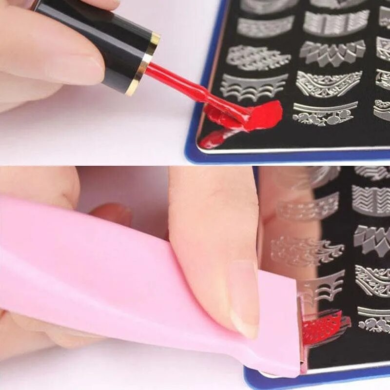 Как перевести наклейку. Маникюр стемпинг. Гель лак со штампами. Приспособление для наклеивания наклеек на ногти. Рисование для штампа ногти.