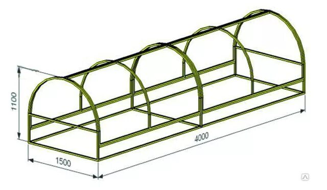 Каркас парника металл.сборн.1,35*1,15*4м. Теплица Митлайдера арочная чертежи. Парник бабочка каркас 1х2х1. Чертёж парника хлебница из профильной трубы.