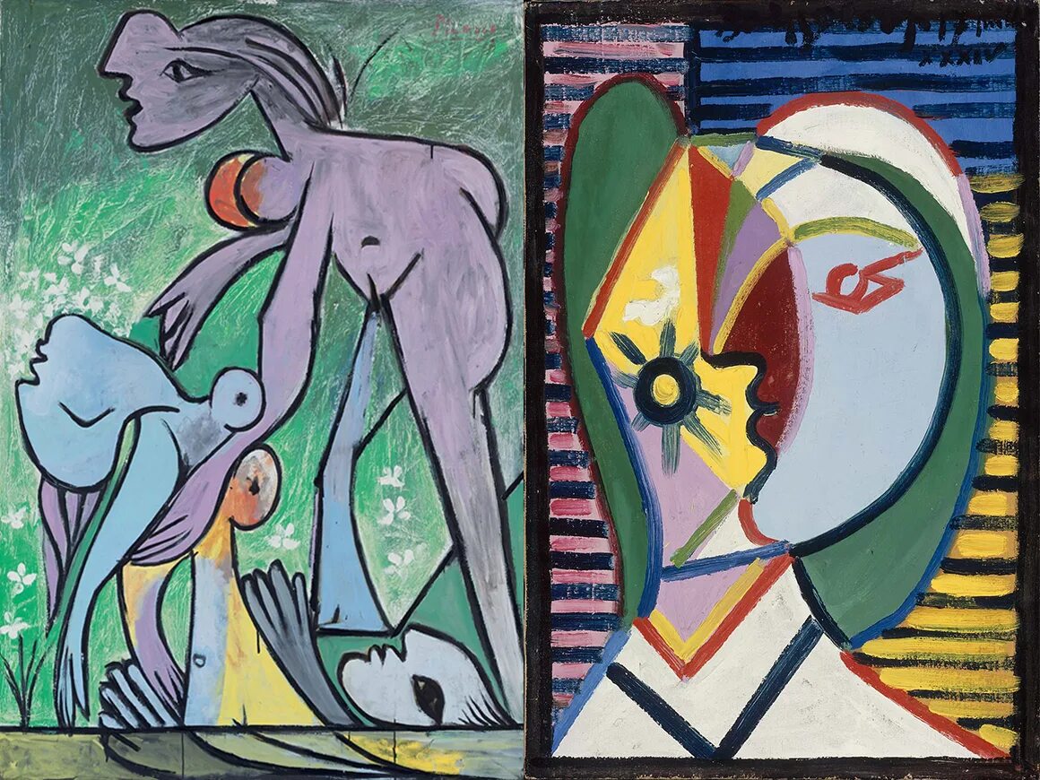 Três Dançarinos - Picasso e suas pinturas O maior expoente da Arte Moderna Pablo