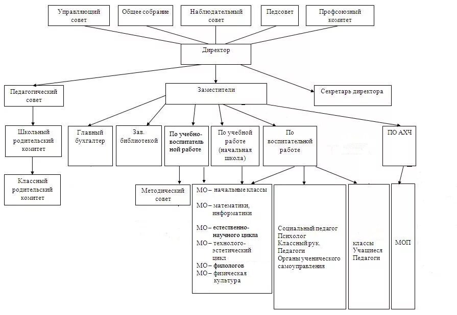 Схема организационная структура учебного заведения школы. Организационная структура образовательного учреждения схема. Схема управления учебным заведением школа. Система управления школой схема. Внутренняя организация школы