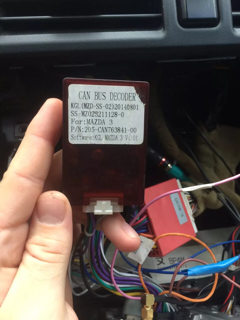 Od can decoder. Кан бус адаптер мазда 6gh. can bus decoder туарег. разъем can bus на магнитоле mazda 6.