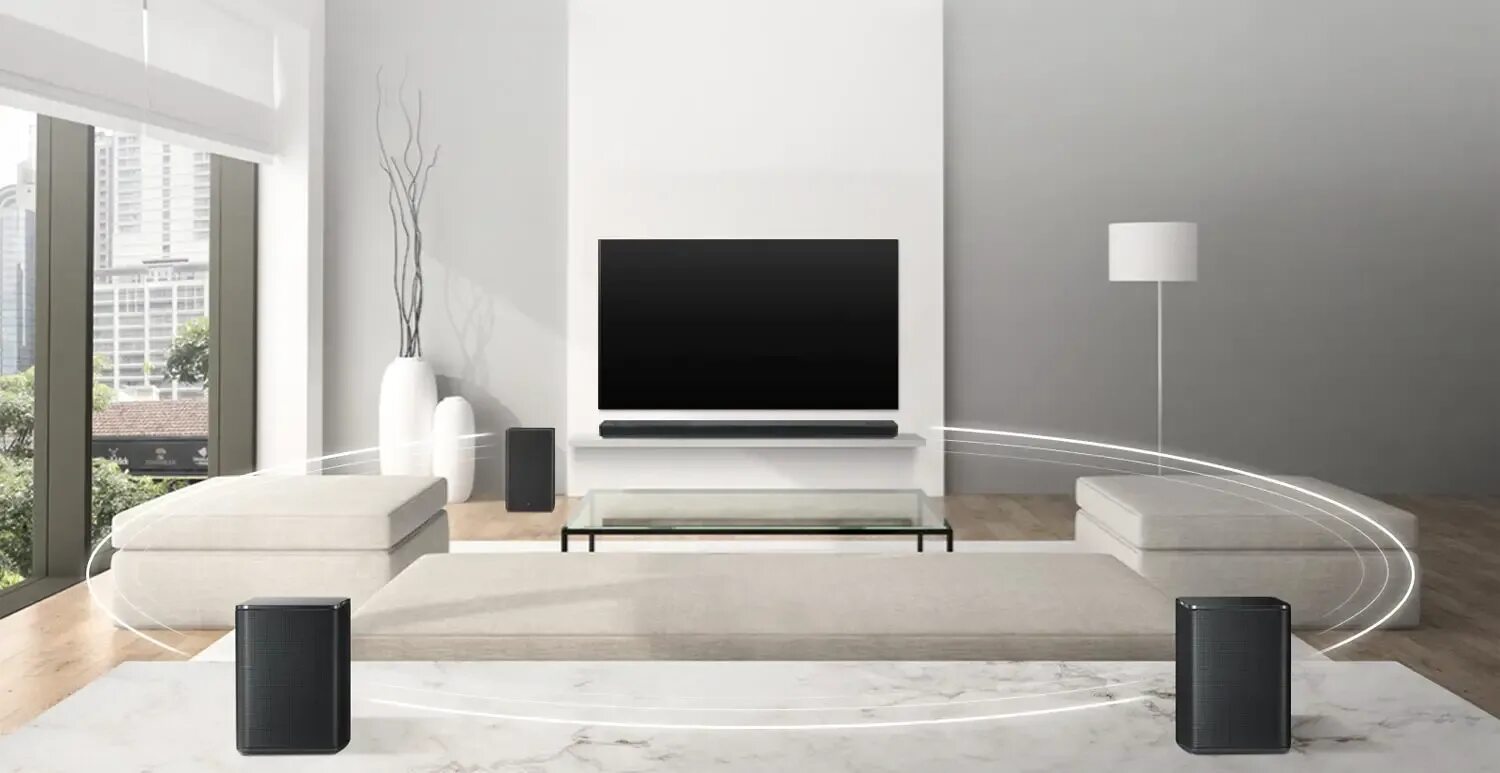 Как выбрать саундбар для телевизора. Lg sk9y. spk8-s. телевизор lg с саундбаром. lg spk8 s rear speakers.