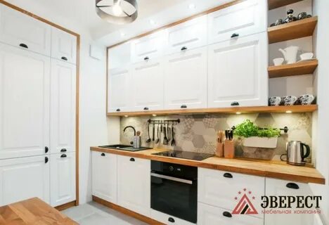 Белая кухня каким выбрать дерево