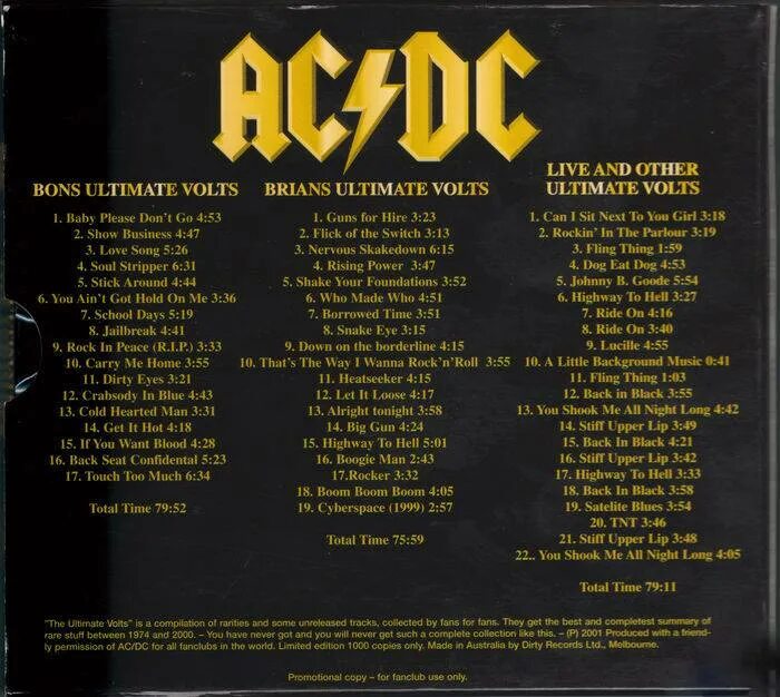 AC-DC 1997 Volts. AC DC stiff Upper Lip 2000. AC DC CD Box Set. AC DC you Shook me all Night long.