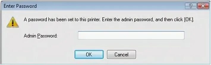 Device enter password