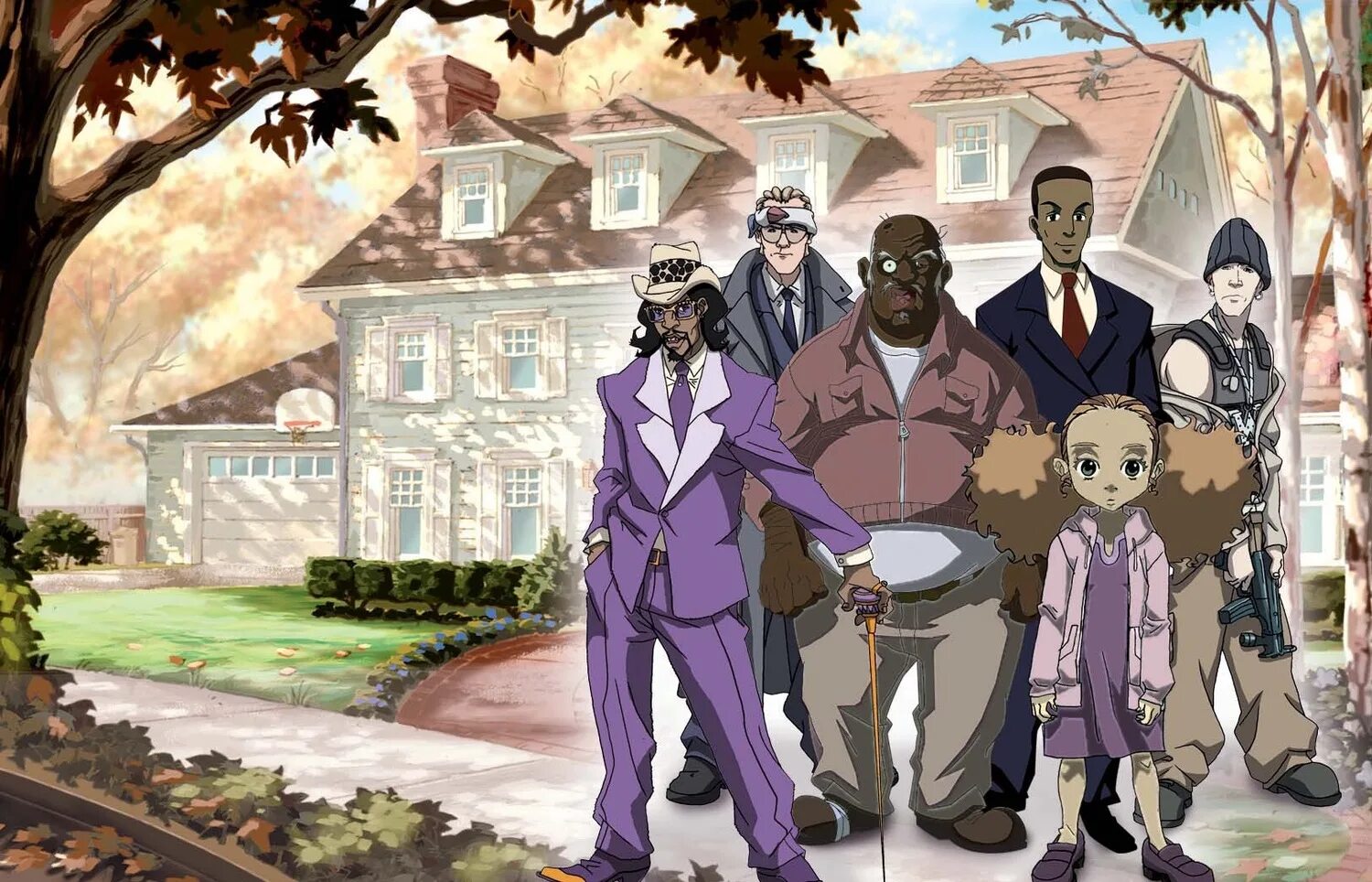 Гето ава. Гетто Бундокс. The Boondocks Кристл.