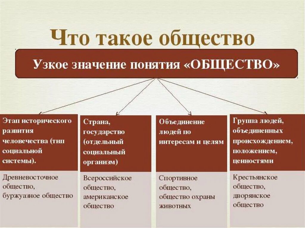 Как устроено общество 6 класс пересказ