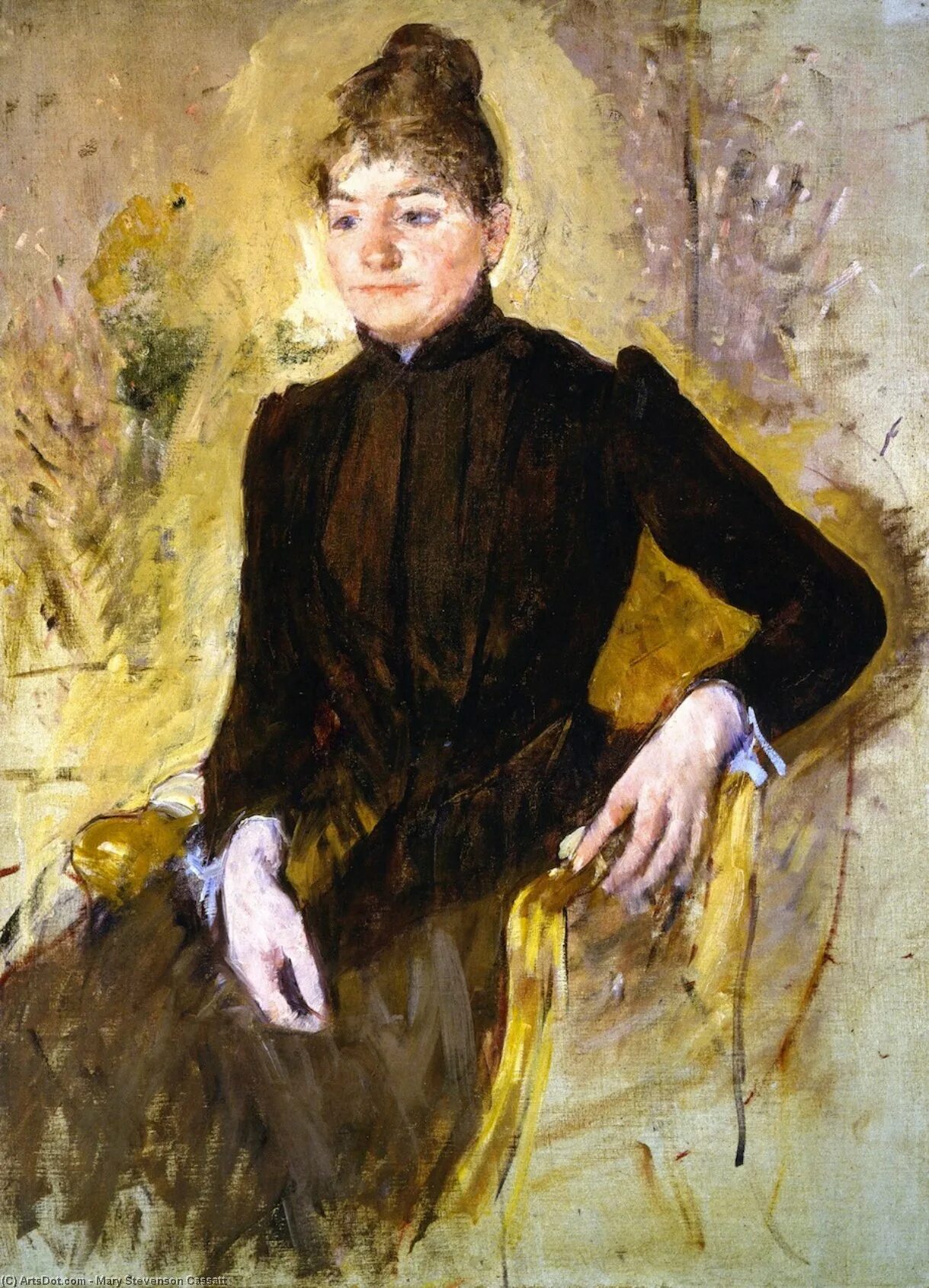 Mary woman. Mary Stevenson Cassatt (1844-1926 женский портрет.