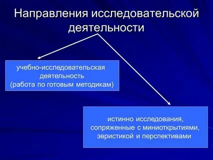 Основные направления познавательной деятельности