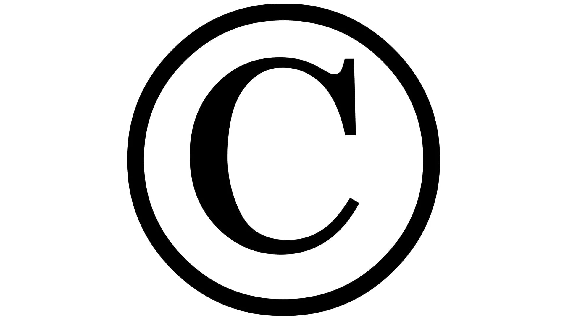 Copyright licenses. Знак копирайта без фона. Буквы в кружочках.