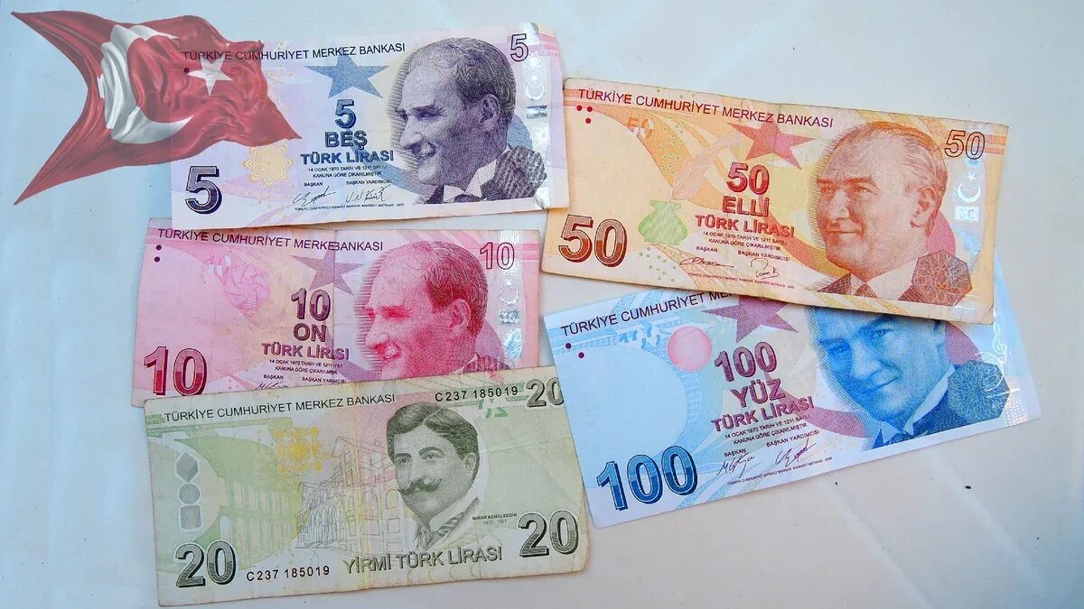 Какие купюры в турции. Купюры лиры в турции.