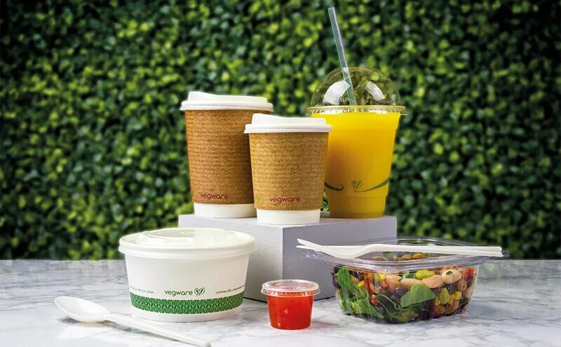 Продукты на растительной основе. Vegware. Биопластик. Биопластик упаковка. Посуда для горячих напитков.