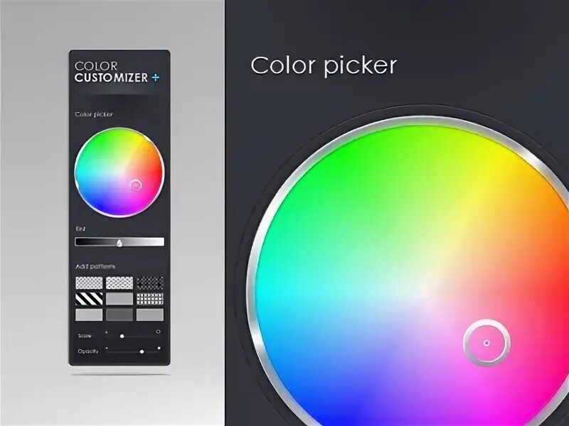 Custom picker. Custom picker
