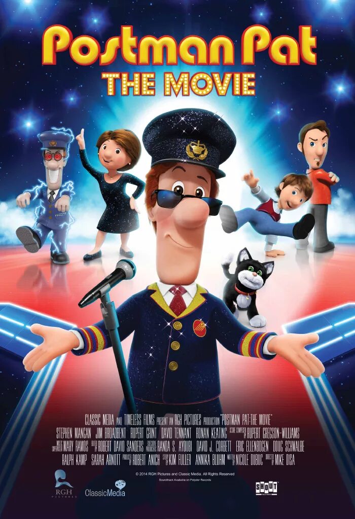 Почтальон ПЭТ. Postman Pat the movie. Postman Pat the movie 2014 Dalek. Postman Pat VHS.