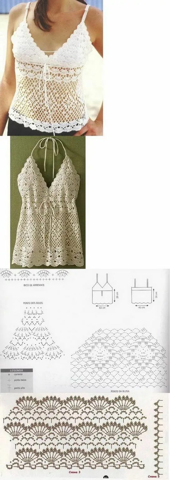 Пин на доске crochet Связанные крючком топы, Схемы вязаных крючком платьев, Вяза