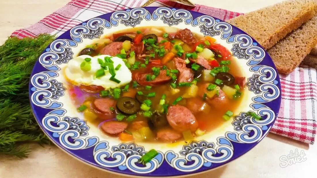 Приготовить солянку сборную с картошкой