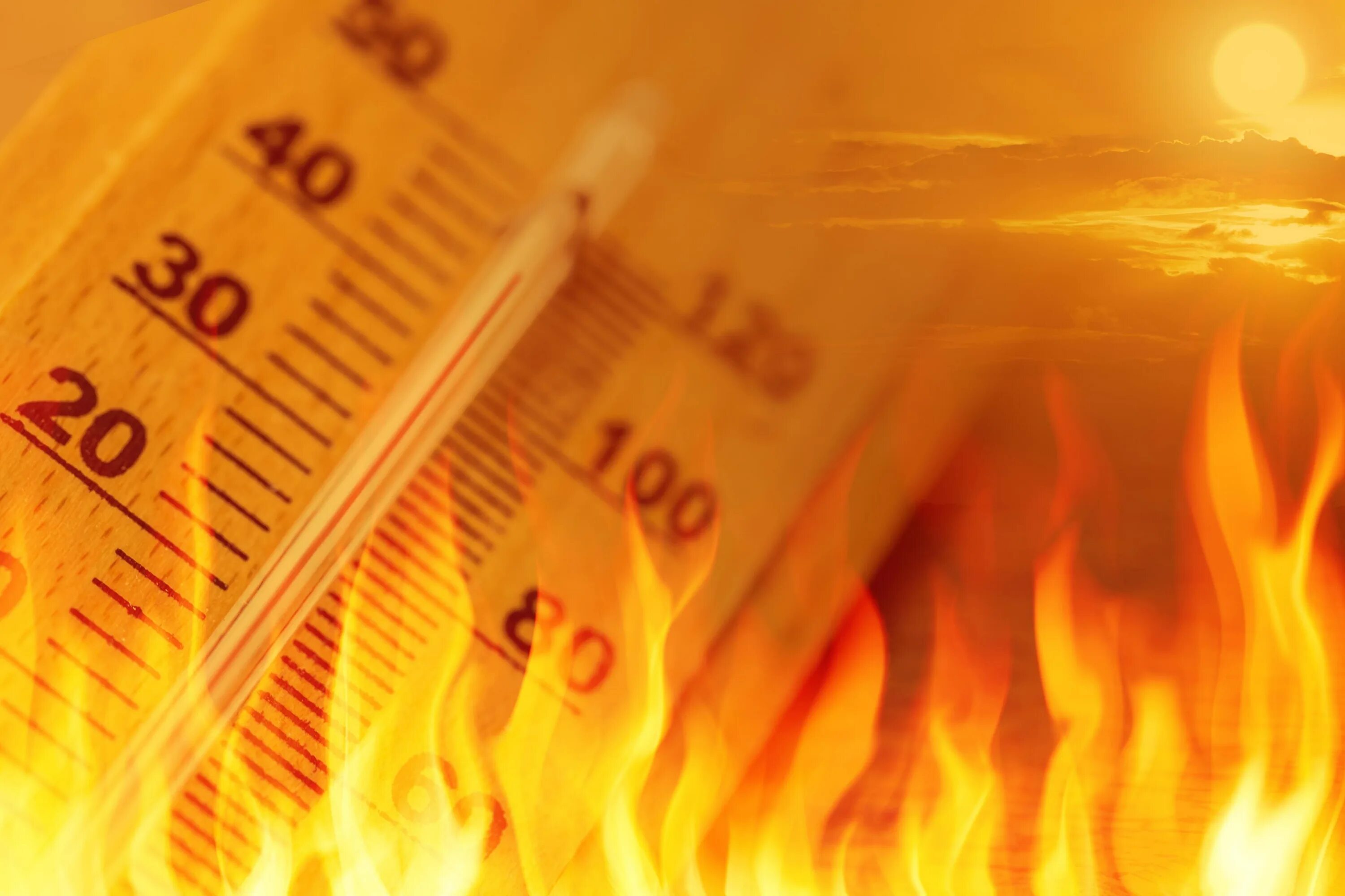 Повышение температуры при пожаре