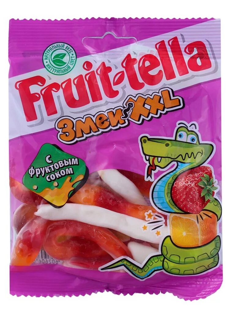 Мармелад Fruittella змеи XXL ассорти 70 г. Мармелад Фрутелла змеи XXL. Мармелад Фрутелла змеи XXL 70гр. Мармелад жев.Fruit-Tella змеи XXL 70г.