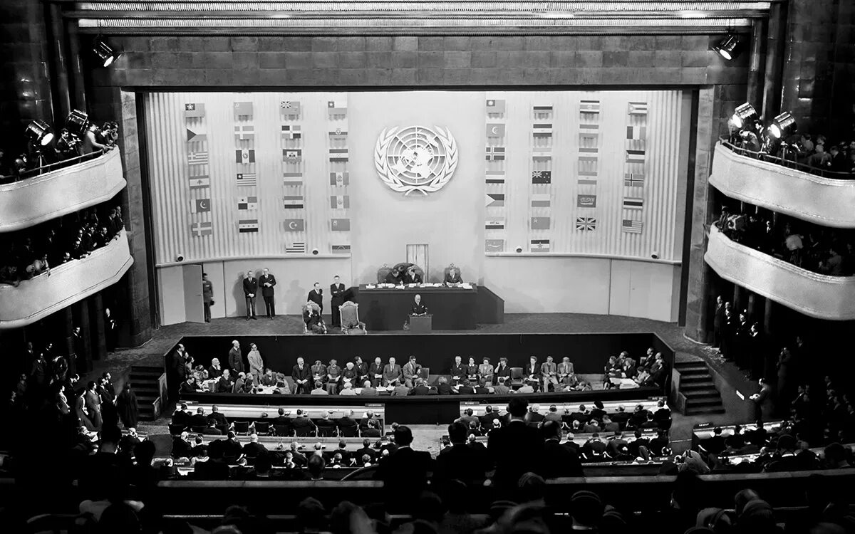Документ оон 10 декабря 1948. Ассамблея 1948 год. венская конференция. 29 декабря 1948. declaration of human rights.
