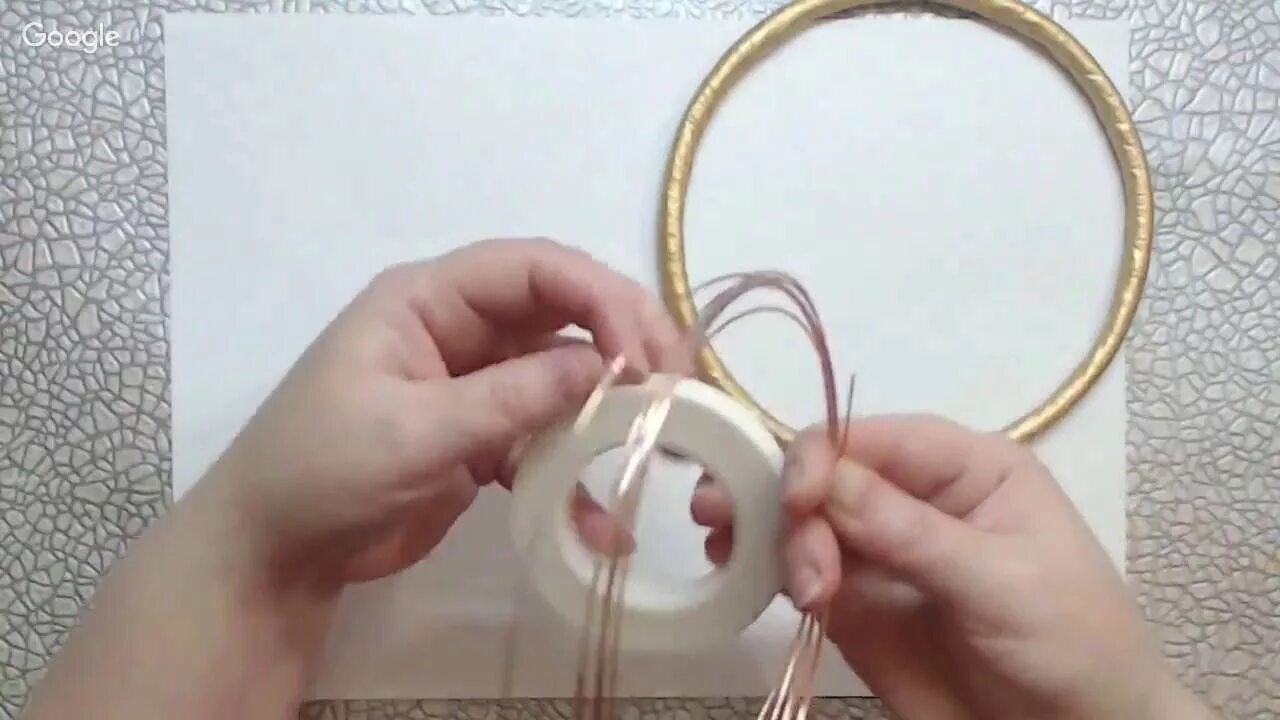 Как делать кольцо видео
