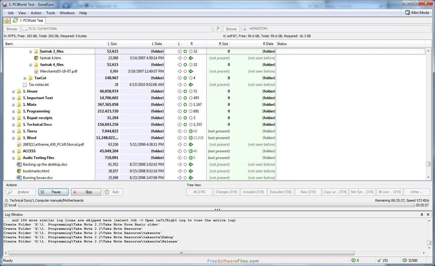 Backing file