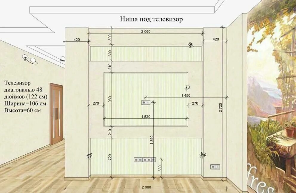 Розетки для телевизора в спальне. Высота монтажа телевизора на стену. Высота установки телевизора на стену в гостиной 55 дюймов. Высота установки телевизора 65 дюймов на стене. Высота подвеса телевизора на стену 55 дюймов.