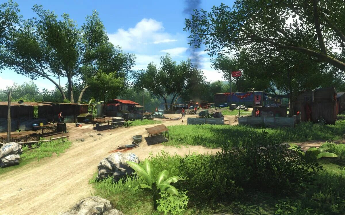 Far Cry 3 аванпосты. Far Cry 3 деревня Аманаки. Фар край 3 Аванпост Аманаки. Остров фар край 3. Far village