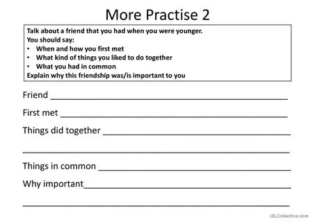 Ielts speaking part 2