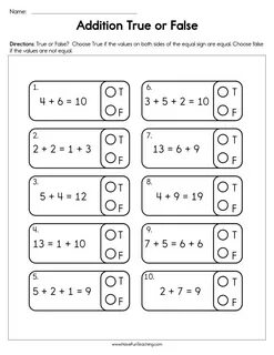 Reading true false tasks