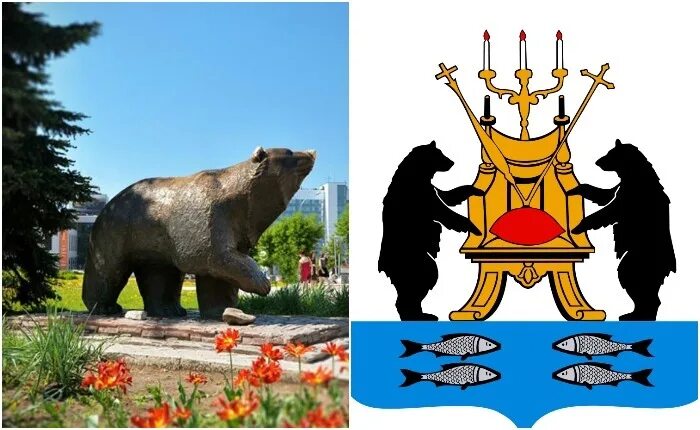Медведь на гербе города