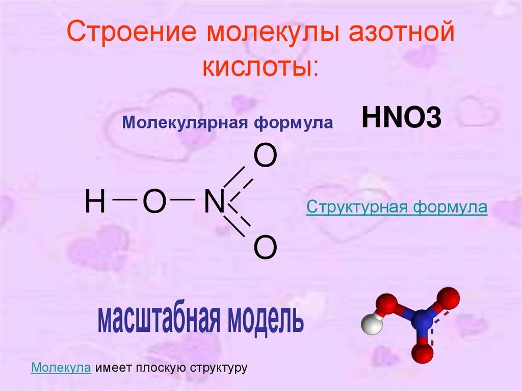 Азотная кислота структура формула. Электронное строение молекулы азотной кислоты. Формула молекулы азотной кислоты. Строение азотной кислоты формула.