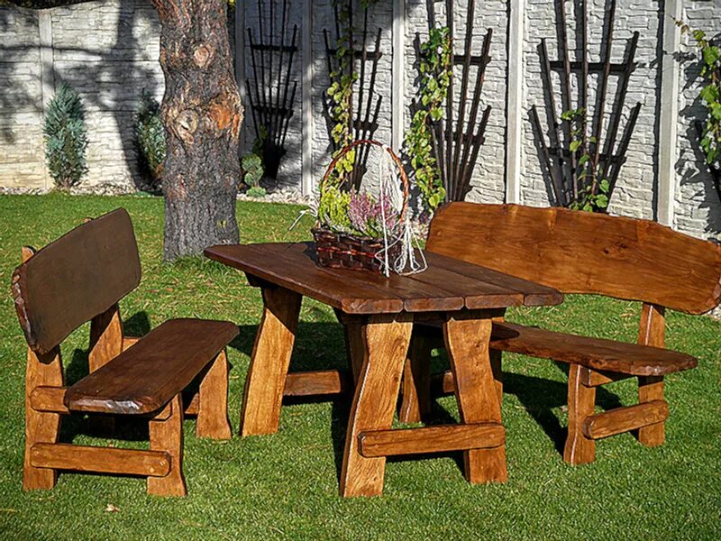 Садовая мебель сайт. Садовая мебель из дерева. Стол для дачи. Садовый столик из дерева. Стол для дачи из дерева.