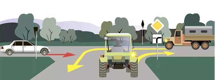 Пдд для трактористов 2025. Пдд тракториста. карточки пдд трактор. вопрос с трактором пдд. как должен поступить водитель трактора?.