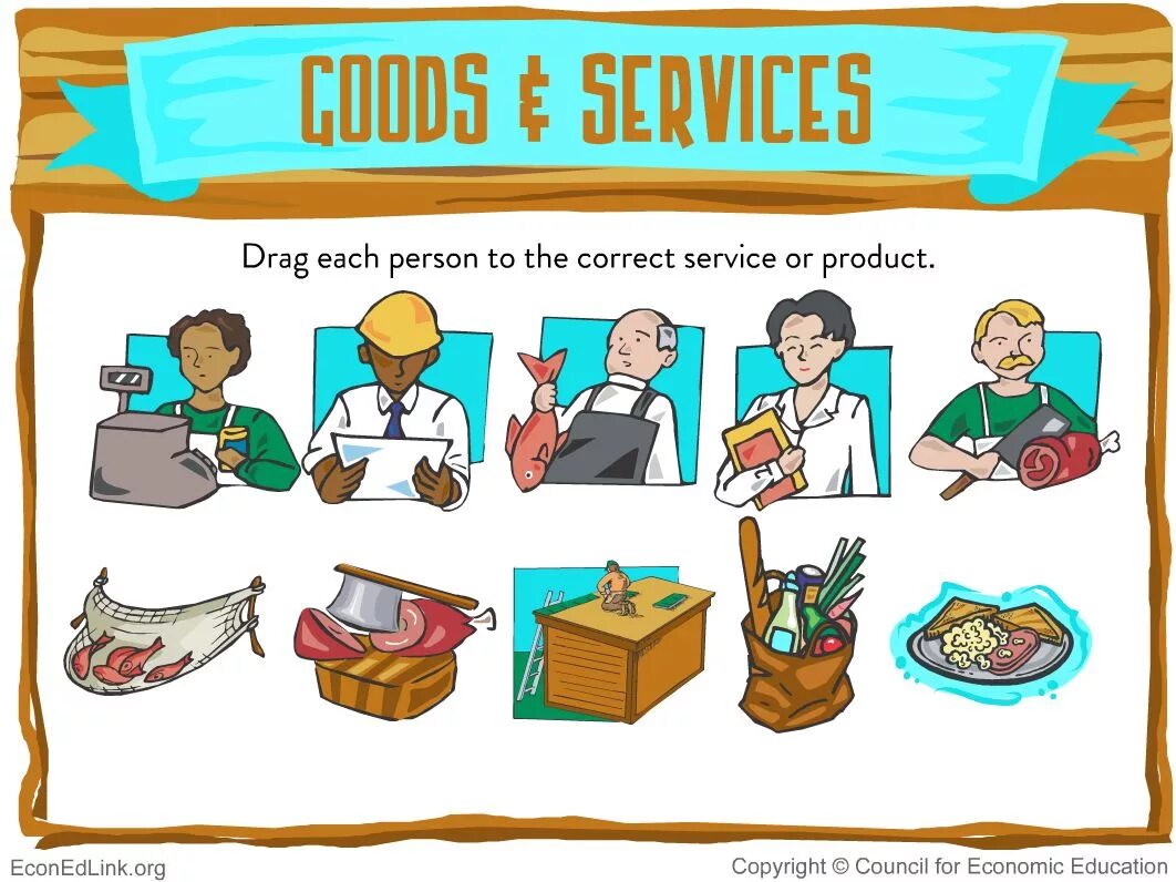 Good or poor service. Production of goods and services. Production of goods and services. Production of goods and services. Good better.