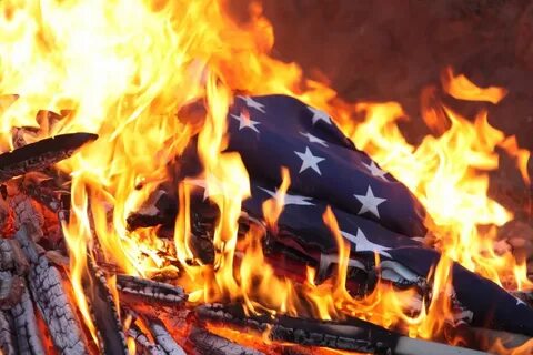 Burning but