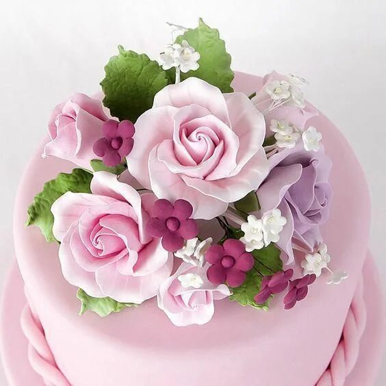 Pin on Cakes Birthday cake with flowers, Cake, Diy cake decorating