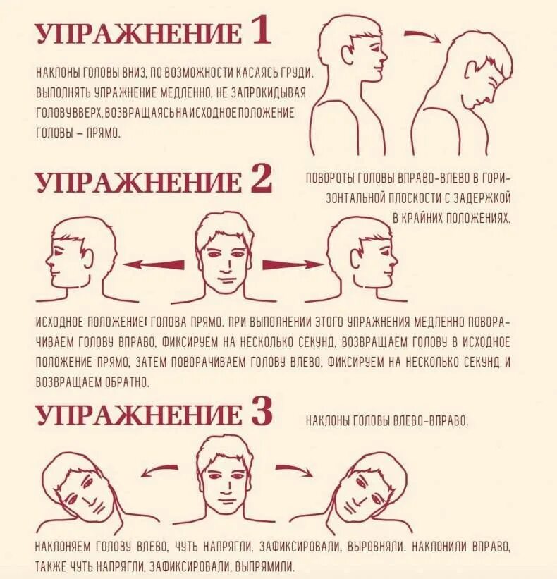 Тип постановки головы. Упражнения для шеи. гимнасттикадля шеи. гимнастика для головы и шеи. упражнения для мышц шеи.