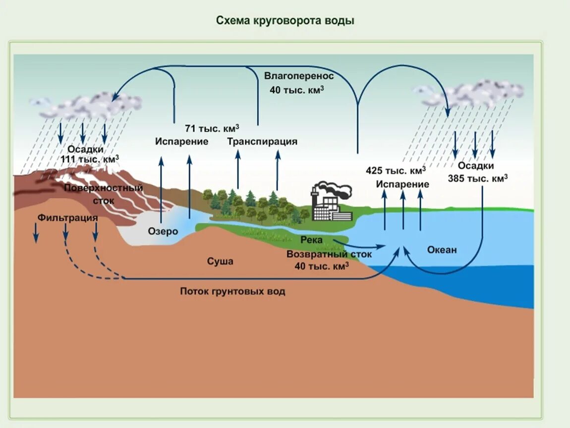 Круговорот воды биологический круговорот. Круговорот воды в природе 9 класс биология. Круговорот воды в биосфере схема. Цикл воды в биосфере. Как называется круговорот в природе