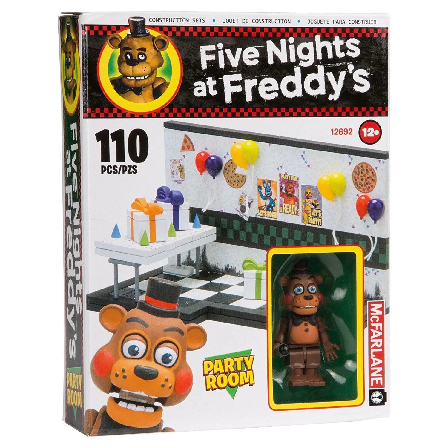 Конструктор mcfarlane toys five nights at freddy's toy stage. Лего фнаф mcfarlane toys. Лего five nights at freddy's набор. Конструктор лего фнаф 5 ночей с фредди. Набор лего фнаф офис и голден фредди.