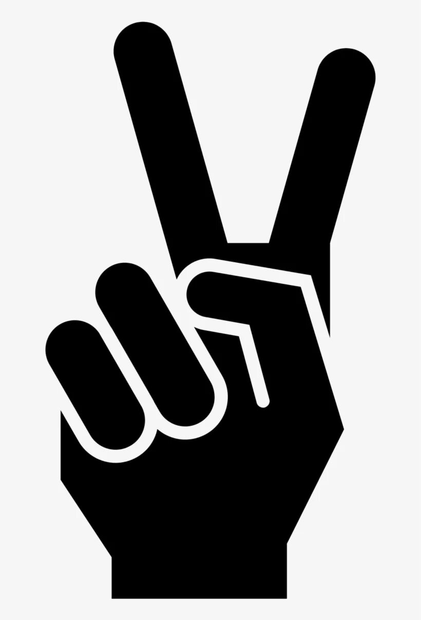 Victory Sign Vector Image Graffiti lettering, Graffiti drawing, Silhouette clip 