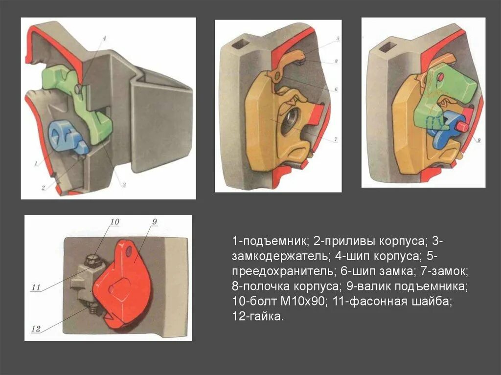 Подъемник замка автосцепки са-3. Валик подъёмника автосцепки са-3. 01. 01. Подъемник замка автосцепки 106.