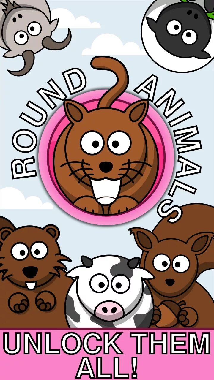 Round animals. Игра с круглыми животными. Игра с круглыми зверями на телефон. Игра круглые животные Одноклассники.