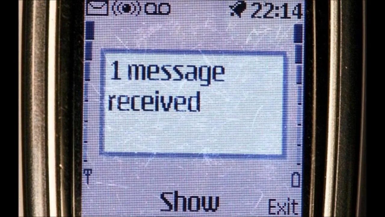 Первая смс в мире. Message received. Первое в мире смс сообщение.
