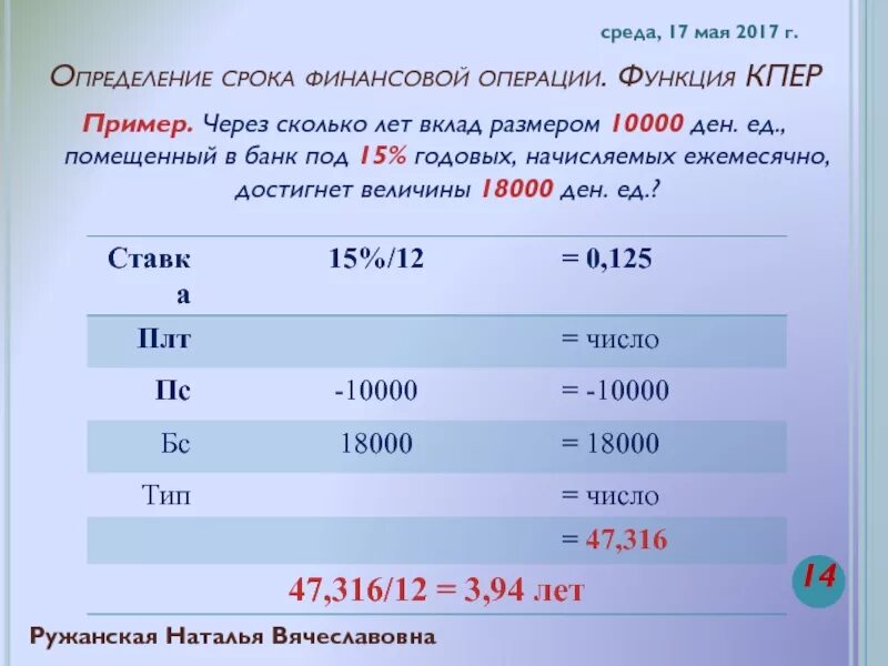 16 годовых от 1000000. Через сколько лет. Сколько лет Даванко.