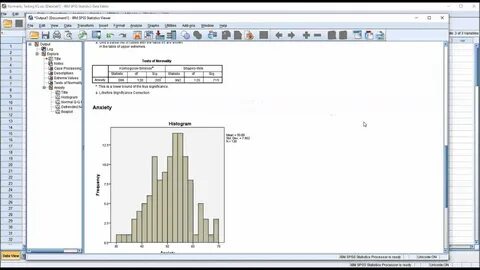 Spss нормальность распределения
