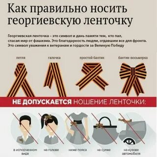 На какой стороне носить георгиевскую